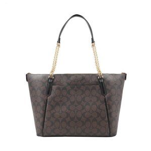 Authentic Coach F87776 Ava Chain Tote in Signature